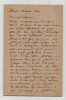 Henry Chapront - Lettre autographe sign&eacute;e &agrave; Marius &laquo; mon Moise &raquo; - 1920. Henry Chapront
