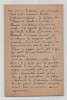 Henry Chapront - Lettre autographe sign&eacute;e &agrave; Marius &laquo; mon Moise &raquo; - 1920. Henry Chapront