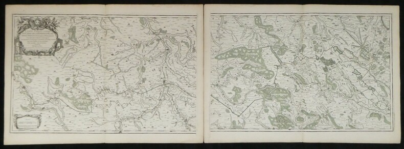 Carte Particuli&egrave;re du Canal de la Rivi&egrave;re d'Eure depuis Pontgouin, jusques &agrave; Versailles - 1699. Alexis-Hubert Jaillot