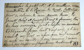Ren&eacute; BAZIN - Carte de visite autographe. Ren&eacute; Bazin