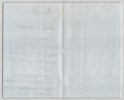 Gabriel Auguste Daubr&eacute;e - Lettre autographe sign&eacute;e de remerciements - 1884. Gabriel Auguste Daubr&eacute;e