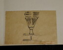 BOREUX Charles - LETTRE AUTOGRAPHE SIGN&Eacute;E 1905 + DESSIN PALAIS DU LOUVRE. Charles Boreux