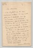 Henri Bremond - Lettre autographe sign&eacute;e. Henri Bremond