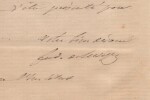 Ferdinand de Lesseps - Lettre autographe sign&eacute;e - 1878. Ferdinand de Lesseps