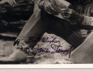James Stewart - Photographie d&eacute;dicac&eacute;e et sign&eacute;e - 20,4 x 25,2 cm. James Stewart