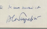 Alain Peyrefitte - Lettre autographe sign&eacute;e &agrave; Maulnier - 1970. Alain Peyrefitte