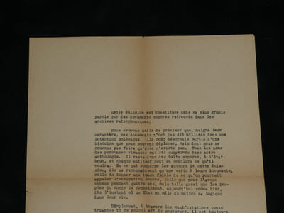 Albert Camus - Lettre dactylographiée avec signature dactylographiée - 1949