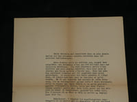 Albert Camus - Lettre dactylographiée avec signature dactylographiée - 1949