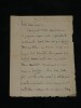 Charles Maurras - Longue lettre autographe sign&eacute;e 7pp.. Charles Maurras
