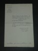 Henri-Jacques-Guillaume Clarke - Lettre en partie imprim&eacute;e sign&eacute;e - 1812. Henri-Jacques-Guillaume Clarke
