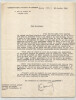 Claude Delvincourt - Int&eacute;ressante lettre dactylographi&eacute;e sign&eacute;e &agrave; Qu&eacute;ant - 1952. Claude Delvincourt