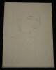 Amedeo Modigliani - Lithographie - Portrait de Guillaume Apollinaire "A mon ami". Amedeo Modigliani