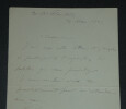 Julien DUPR&Eacute; - LETTRE AUTOGRAPHE SIGN&Eacute;E - "Exposition" - 1903. Julien DUPR&Eacute;