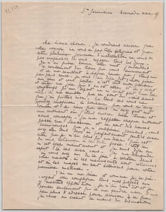 Manon Thiébaut - Ensemble de deux lettres autographes signées à Liane de Pougy