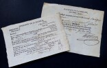 LOT - LETTRE AVIS DE MAIRIE EN BRESSE ET LA ROCHELLE, 1744 et 1766, BRETAGNE. 