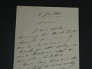 Princesse Mathilde Bonaparte - Lettre autographe sign&eacute;e de deux pages - 1863. Princesse Mathilde BONAPARTE