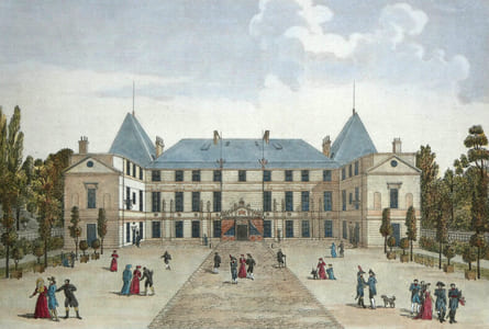 Vue d'optique - Gravure - Vue du Château de La Malmaison - Garbizza & Chapuis