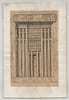 St&egrave;le d'une tombe memphite - Dessin original vers 1930. Louis Henri Laffill&eacute;e