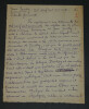 Edmond Pilon. Manuscrit autographe sign&eacute;, intitul&eacute; "Jean Jacoby : Mil neuf cent quarante (Les libert&eacute;s fran&ccedil;aises)". Edmond Pilon