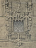 Fen&ecirc;tre du monast&egrave;re de Tomar (Portugal) - Dessin original sign&eacute;. Louis Henri Laffill&eacute;e