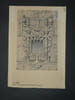 Fen&ecirc;tre du monast&egrave;re de Tomar (Portugal) - Dessin original sign&eacute;. Louis Henri Laffill&eacute;e