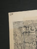 Fen&ecirc;tre du monast&egrave;re de Tomar (Portugal) - Dessin original sign&eacute;. Louis Henri Laffill&eacute;e
