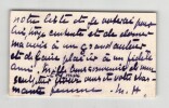 Carte autographe paraph&eacute;e de Myriam Harry &agrave; un ami, &eacute;voquant la litt&eacute;rature. Myriam Harry