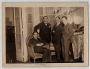 Photographie d'&eacute;poque Costes Codos et Bellonte sign&eacute;e par Codos et Bellonte. Paul Codos et Maurice Bellonte