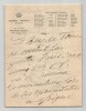 Cecile SOREL comtesse de Segur - Manuscrit autographe Le Bey de Tunis. C&eacute;cile Sorel (comtesse de S&eacute;gur)
