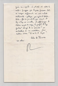 Roger Peyrefitte - Lettre autographe signée à Roger Nimier - 1966
