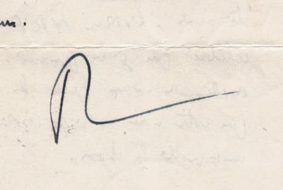 Roger Peyrefitte - Lettre autographe signée à Roger Nimier - 1966