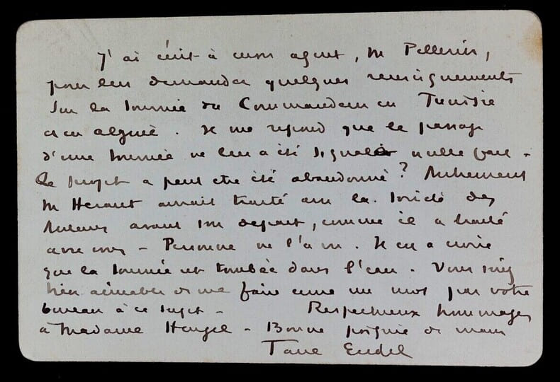 Paul EUDEL - CARTE-LETTRE AUTOGRAPHE SIGN&Eacute;E, 1895. Paul EUDEL