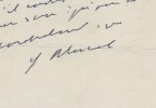 Gabriel Marcel - Lettre autographe sign&eacute;e &agrave; Thierry Maulnier. Gabriel Marcel