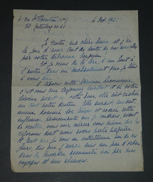 Pierre Barth&eacute;lemy GHEUSI - LETTRE AUTOGRAPHE SIGN&Eacute;E &Agrave; C&eacute;cile SOREL - 1925. Pierre-Barth&eacute;lemy GHEUSI