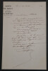 Bernard Pierre MAGNAN, Mar&eacute;chal - LETTRE AUTOGRAPHE SIGN&Eacute;E A Mr BLANCHE 1852. Bernard Pierre MAGNAN