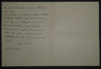 Paul HERVIEU - LETTRE AUTOGRAPHE SIGN&Eacute;E &agrave; Pierre Lou&yuml;s, 1906. Paul Hervieu