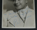 Reda CAIRE - Photographie autographe sign&eacute;e et d&eacute;dicac&eacute;e. Reda CAIRE