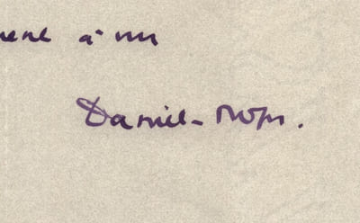 Daniel-Rops - Lettre autographe signée - le PEN Club New York - 1948
