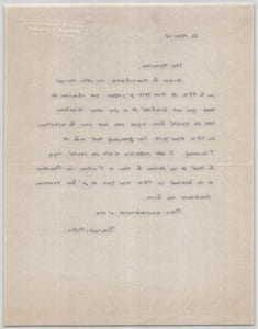 Daniel-Rops - Lettre autographe signée - le PEN Club New York - 1948