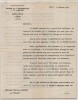Raoul Dautry. Lettre dactylographi&eacute;e sign&eacute;e &agrave; Thierry Maulnier, Reconstruction de la France et permis de construire, 1945. Raoul Dautry
