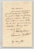 L&eacute;on Laurent-Pichat - Lettre autographe sign&eacute;e - 1878. L&eacute;on Laurent-Pichat