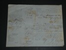 Connaissement Maritime, 1871, Nantes &agrave; Bordeaux , Navire Sophie. 
