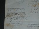 Connaissement Maritime, 1871, Nantes &agrave; Bordeaux , Navire Sophie. 