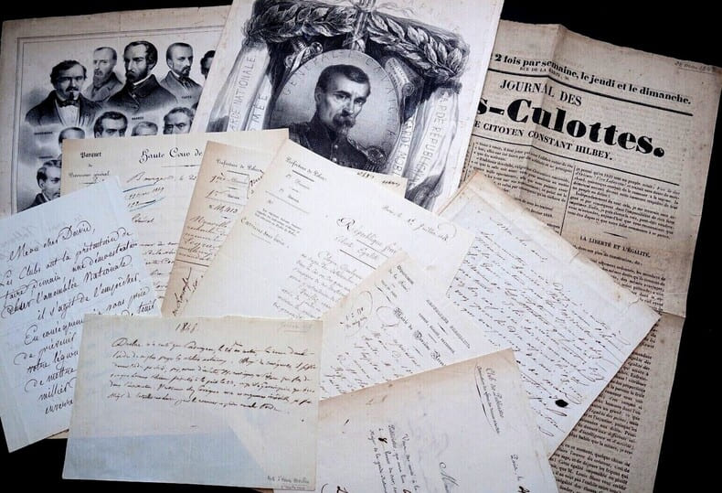 EXCEPTIONNELS DOCUMENTS AUTOGRAPHES ELECTION DE Louis-Napol&eacute;on BONAPARTE 1848. TROUVE-CHAUVEL, BUCHEZ, MAGNAN, CHANGARNIER, BAROCHE, TRELAT, MARTIN, ...