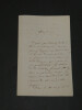 Joseph Ars&egrave;ne Danton - Lettre autographe sign&eacute;e - R&eacute;volution fran&ccedil;aise - 1841. Joseph Ars&egrave;ne Danton