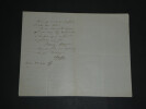 Joseph Ars&egrave;ne Danton - Lettre autographe sign&eacute;e - R&eacute;volution fran&ccedil;aise - 1841. Joseph Ars&egrave;ne Danton