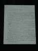 Beno&icirc;t Fourneyron - Lettre autographe sign&eacute;e - Turbines & Cockerill - Paris 1837. Beno&icirc;t Fourneyron