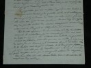 Beno&icirc;t Fourneyron - Lettre autographe sign&eacute;e - Turbines & Cockerill - Paris 1837. Beno&icirc;t Fourneyron