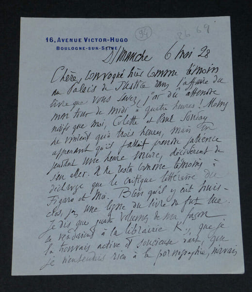 Salomon REINACH - LETTRE AUTOGRAPHE SIGN&Eacute;E - Boulogne-sur-Seine - 4 pages - 1928. Salomon REINACH