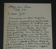 Claude Couturier - Lettre autographe sign&eacute;e - Fran&ccedil;ois Copp&eacute;e - 1913. Claude Couturier